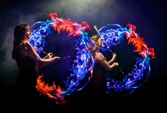 Fire and Glow Performers - Circus Acts from Leicestershire