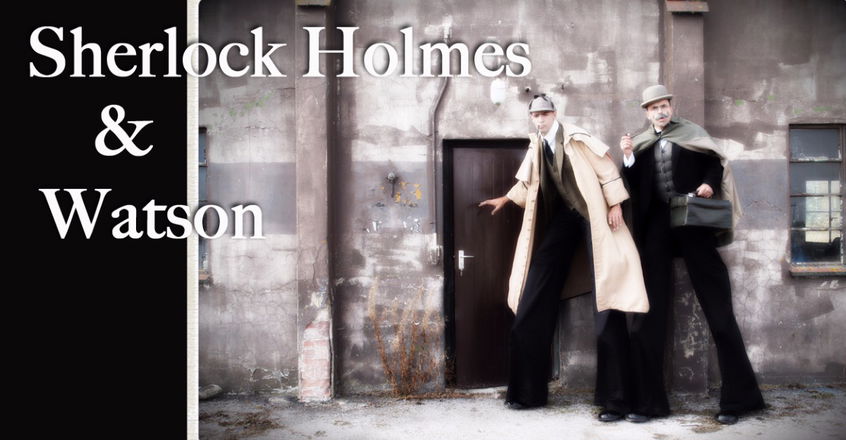 Sherlock Holmes and Dr Watson Lookalike - Celebrity Look alikes from Oxfordshire