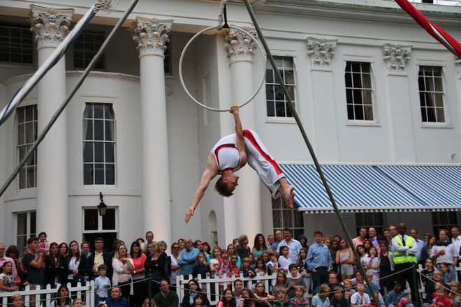 Aerial Hoop Displays - Circus Acts from London