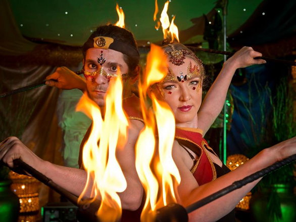 Fire and Glow Performers - Circus Performers from Leicestershire
