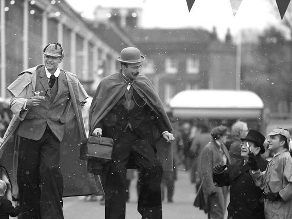 Sherlock Holmes and Dr Watson Lookalike - Celebrity Look alikes from Oxfordshire