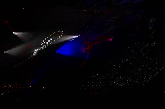 Aerial Hoop Displays - Circus Performers from London