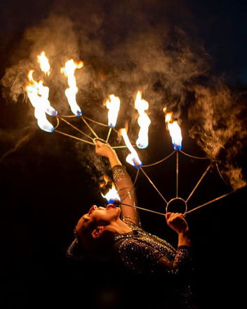 Fire Performer Jessica - Fire Performers from London