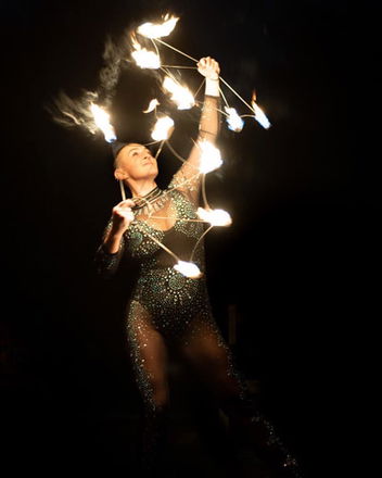 Fire Performer Jessica - Fire Performers from London