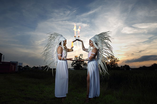 Fire Performer Katriana - Circus Acts from Northamptonshire