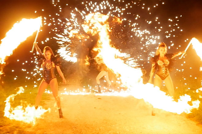 Fire Performer Katriana - Circus Acts from Northamptonshire