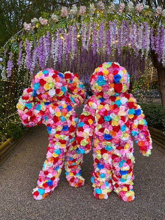 Funky Flower And Hedge People - Mix and Mingle Entertainment from London