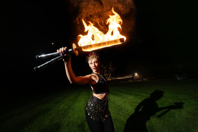 Fire Performer Katriana - Circus Acts from Northamptonshire