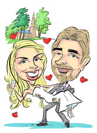 Sam The Caricaturist - Caricaturists from Leicestershire