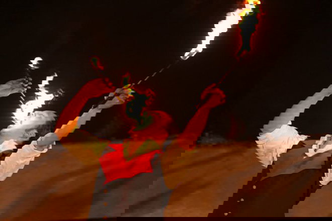 Fire and Glow Performers - Circus Acts from Leicestershire